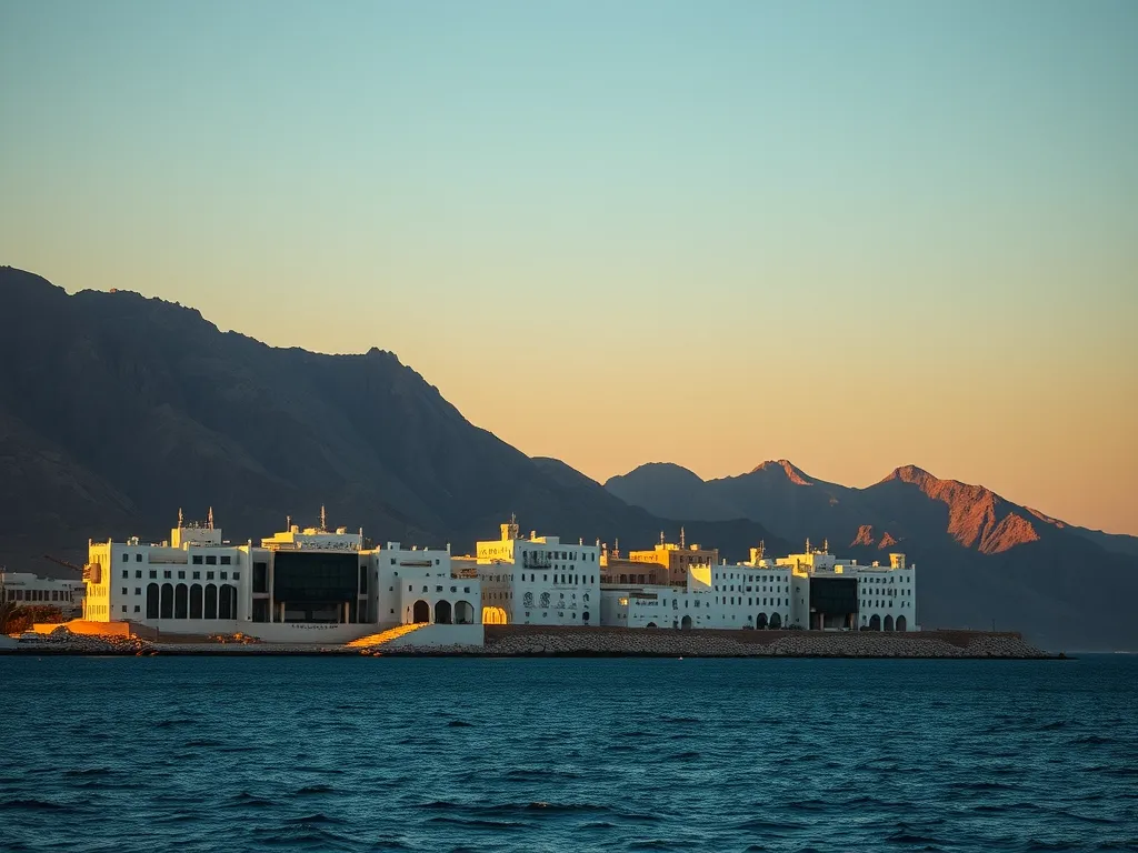 Muscat Oman coastline